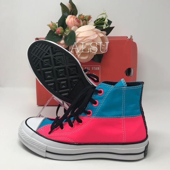 Converse Chuck 70 HI Racer Pink Blue W AUTHENTIC - Picture 6 of 7